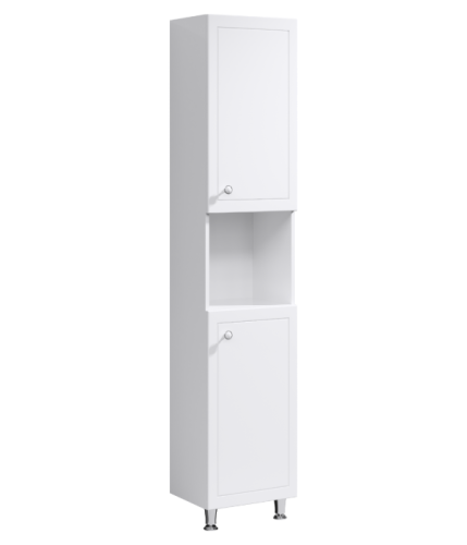 Шкаф-пенал Aqwella Y FR0504 40х30х180 напольный цвет белый - фото 2