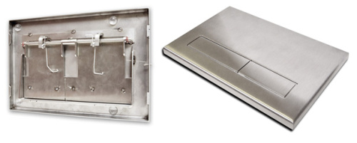 Клавиша смыва механическая KK POL M08 350/PPW/001-00-00 цвет нержавеющая сталь - фото 2