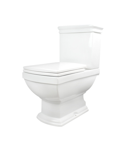 Унитаз напольный с бачком Creo Сeramique ORLEANS COMBO-OR1002 белый с сиденьем с микролифт душевой смыв - фото 3