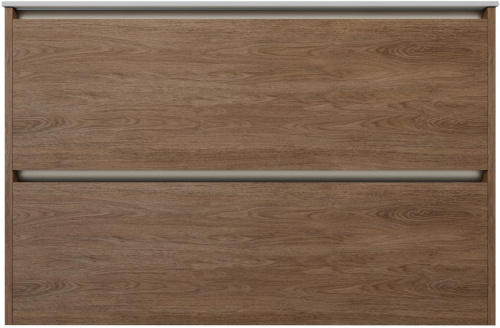 Тумба под раковину Allen Brau Activity 1.34014.NO 100х46х65 подвесная цвет зеленый/темное дерево - фото 3