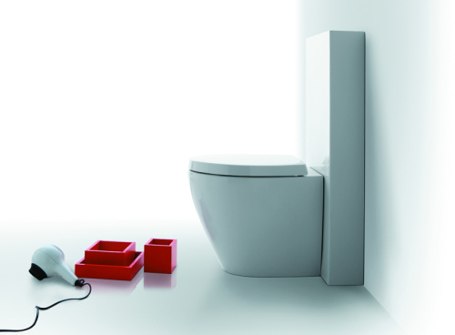 Чаша унитаза приставная Simas LFT 20 bia цвет белый без сиденья безободковая - фото 2