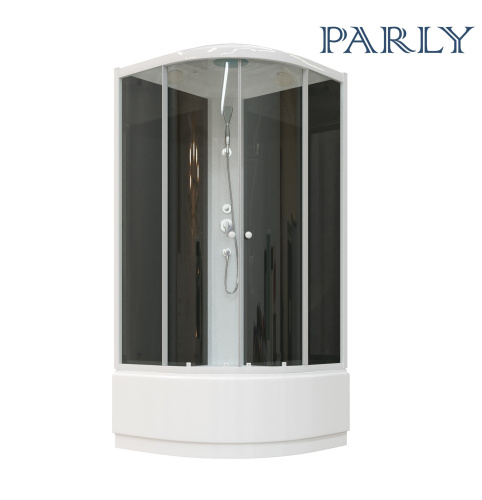 Душевая кабина Parly Classic EC1021 100х100 четверть круга с крышей ориентация универсальная - фото 3
