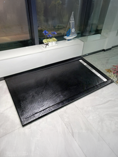 Душевой поддон WeltWasser WW TRS 10080 STONE-BL (10000004380) 100х80 искусственный камень - фото 5