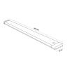 Светильник мебельный Uniel ULI-F49-8W/4200K SENSOR IP40 SILVER