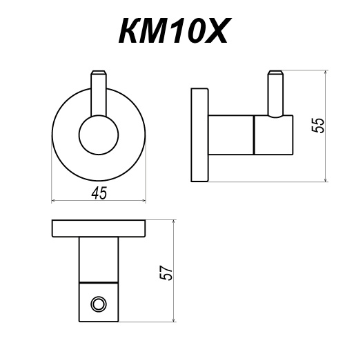 Крючок одинарный Altasan Камила КМ10Х - фото 4