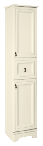 Шкаф-пенал Misty Лувр П-Лвр04035-1014П 38х31х179 напольный - фото 3