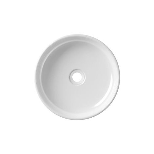 Раковина из сантехнического фарфора Lavinia Boho Bathroom Sink Slim 33311005 40х40 накладная цвет белый без отверстий под смеситель - фото 4