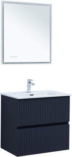 Тумба под раковину Aquanet Джейн 00313301 69х44х64 напольная/подвесная цвет синий - фото 5