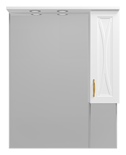 Зеркало-шкаф Misty Амбра П-Амб0280-0322ЯП 78х18х100 подвесной - фото 2