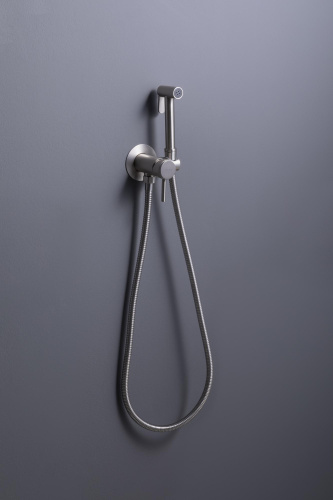 Гигиенический душ со смесителем Allen Brau Priority 5.31A29-BN встраиваемый в стену никель - фото 5