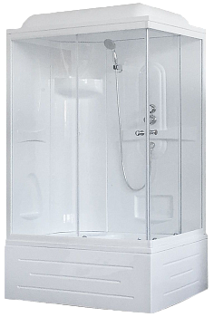 Душевая кабина Royal Bath BP RB8120BP1-T-L 120х80 прямоугольная с крышей ориентация левая