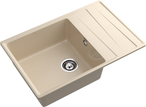 Кухонная мойка Granfest Level LV-760L кашемир 76х50 цвет бежевый поверхность матовая - фото 2
