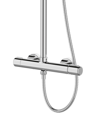 Душевая стойка Agger Slim A2291200 настенная цвет хром - фото 4