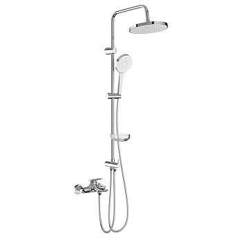 Душевая стойка Bond Cube B03-9500 настенная цвет хром глянцевый