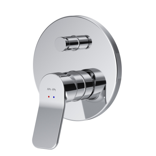 Смеситель для ванны и душа Am.Pm X-Joy F85A45000 встраиваемый в стену хром - фото 2