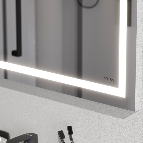 Зеркало в ванную Am.Pm Gem M91AMOX0651WG 65х70 цвет серебро - фото 5