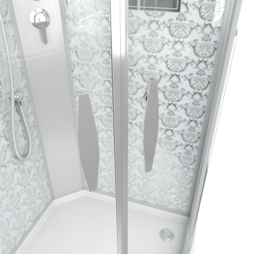 Душевая кабина Niagara Luxe 7715WBK 90х90 четверть круга без крыши ориентация универсальная - фото 3