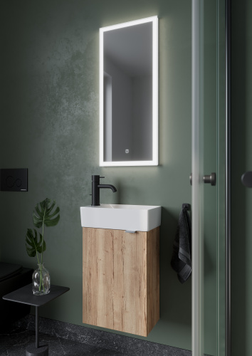 Зеркало в ванную Sancos Polo PL35 35х80 - фото 4