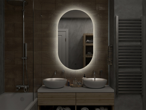 Зеркало в ванную Misty Зеркала (сенсорные) ТИТ-02-65/110-14 65х110 - фото 4