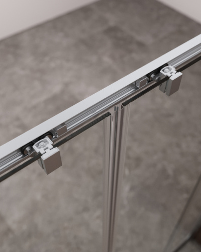 Душевая дверь Cezares MOLVENO MOLVENO-BF-2-170-C-Cr-IV 170х195 стекло прозрачное профиль хром глянцевый - фото 3