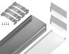 Алюминиевый накладной профиль Ambrella Light Alum Profile (Алум Профиле) GP2001AL