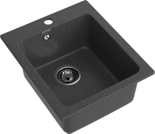 Кухонная мойка Granfest Praktik P-505 графит 51х43 цвет графит поверхность матовая - фото 2