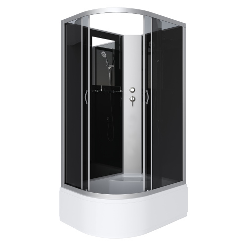 Душевая кабина Niagara Classic 25101434RBK 120х80 асимметричная без крыши ориентация правая