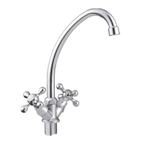 Смеситель для кухни Cron CN4008-2 на мойку хром - фото 2