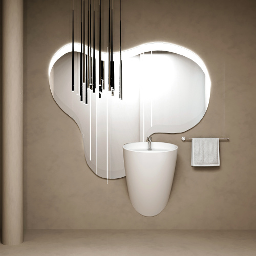 Раковина из сантехнического фарфора Ambassador Queen 116T20102 54х47 подвесная цвет белый матовый 1 отверстие под смеситель - фото 3