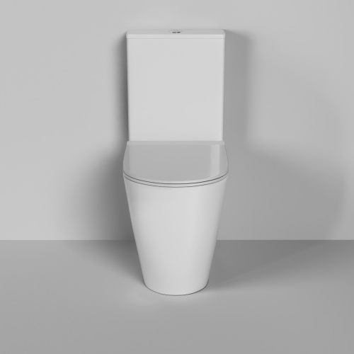 Унитаз напольный с бачком Grossman Style GR-4473S белый глянцевый с сиденьем микролифт безободковый каскадный смыв - фото 3