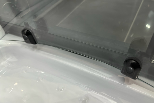 Душевая кабина Royal Bath HK RB90HK1-T-BL Practic 90х90 четверть круга с крышей ориентация универсальная - фото 4