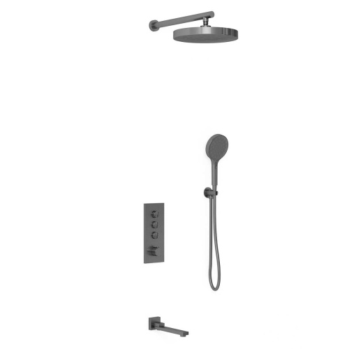 Душевая система Vincea VSFW-433TI2GM встраиваемая в стену с термостатом - фото 2