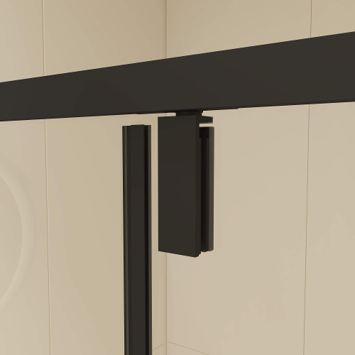 Душевой уголок RGW Classic 350904609-24 100х90 стекло матовое профиль черный без поддона - фото 3