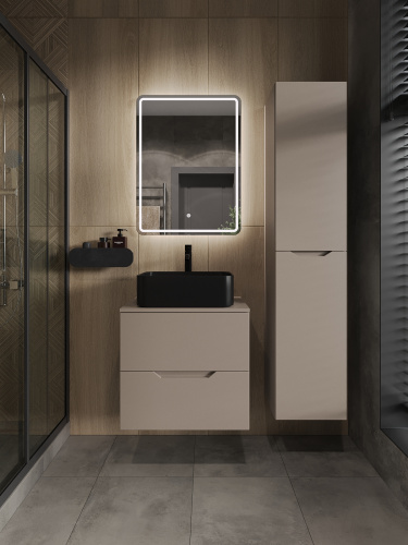 Тумба с раковиной Orange Line Li-60TuLMDF+B02-460MB 61х46х70 - фото 5