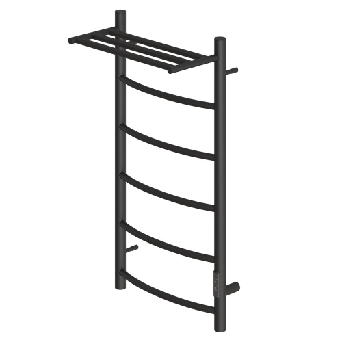 Полотенцесушитель Point Афина PN04848PB 43х80 электрический черный - фото 3