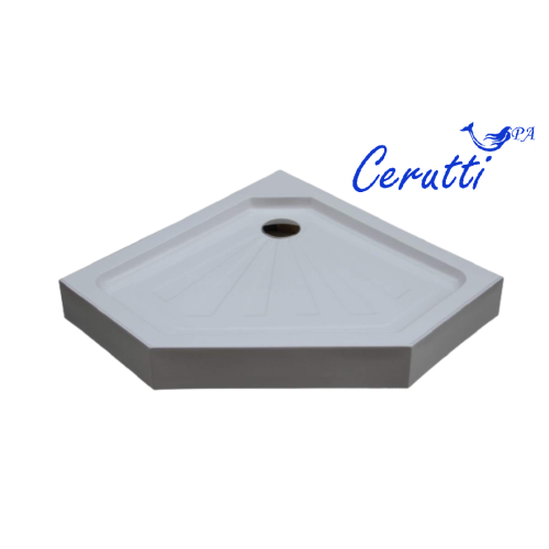 Душевой поддон Cerutti SPA P91C 90х90 ABS-пластик белый с ножками - фото 3