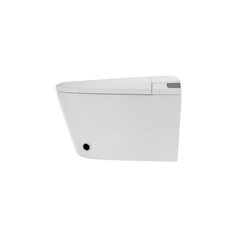 Унитаз подвесной Grossman Smart GR-5702 белый с сиденьем микролифт безободковый импульсный смыв - фото 4