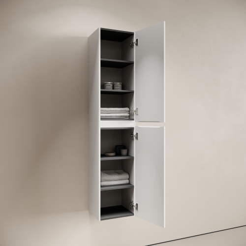 Шкаф-пенал Sancos CODE PCD35W 35х35х165 подвесной цвет белый - фото 4