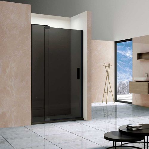 Душевая дверь Vincea Extra VDP-1E8090CGB 90х200 стекло тонированное профиль черный