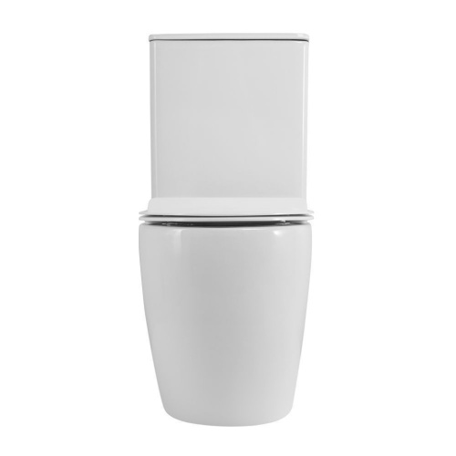 Унитаз напольный Art&Max Parma AM6089CPRVTSC белый с сиденьем микролифт смыв торнадо - фото 2