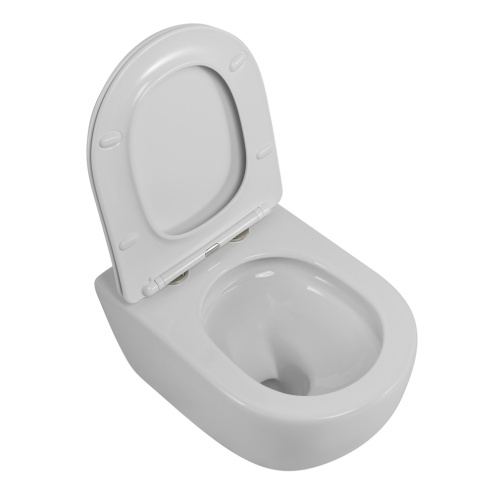 Чаша унитаза подвесная Cezares STREAM CZR-2426-TH-TOR/SC цвет белый без сиденья безободковая смыв торнадо - фото 3