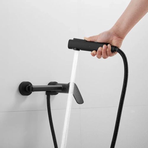 Гигиенический душ со смесителем Shevanik S8505H-1 черный - фото 4