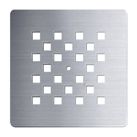 Душевой поддон из искусственного камня Vincea H25 VST-4SP1010G 100х100 серый