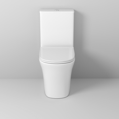 Унитаз напольный с бачком Grossman Classic GR-4466S белый глянцевый с сиденьем микролифт безободковый каскадный смыв - фото 3