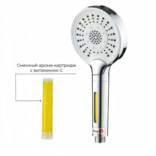 Душевая кабина AvaCan A A2010LED 100х100 четверть круга с крышей ориентация универсальная - фото 3