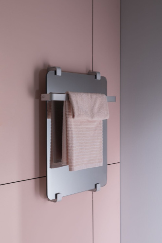 Полотенцесушитель Allen Brau Infinity 00288916 44х60 электрический серебро - фото 5