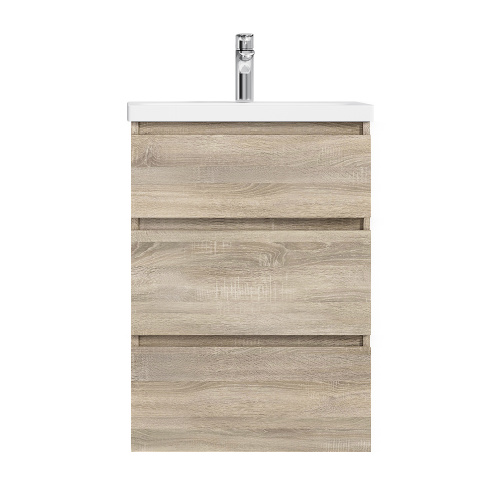 Тумба под раковину Am.Pm Gem S M91FSX0602OF 60х43х81 напольная цвет светлый дуб - фото 2