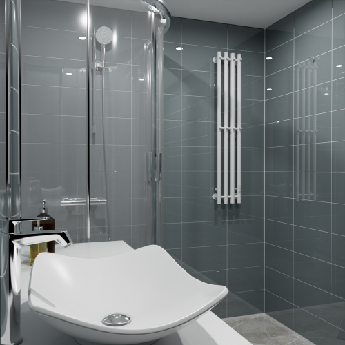 Полотенцесушитель Altasan Арго Арго12021БМ подвесной 21х120 электрический белый матовый - фото 2