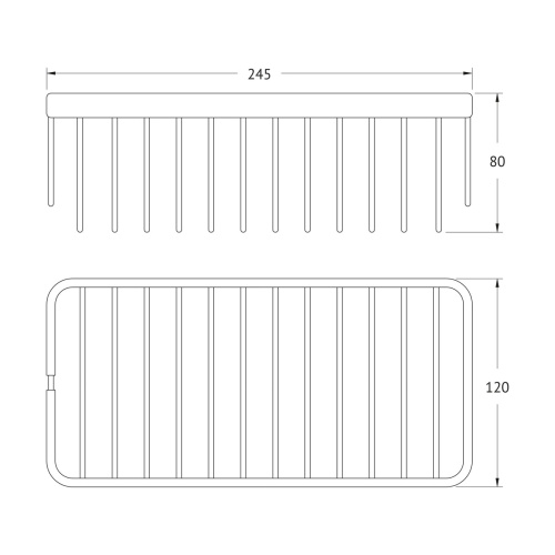Полка в ванную комнату Artwelle Universell 4102 - фото 2