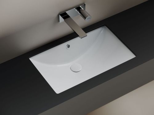 Раковина из сантехнического фарфора Ceramica Nova ERA CN6082 60х40 встраиваемая цвет белый - фото 4